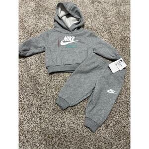 Nike Gray Sweat Set, Size 12 Months, NEW with tags!